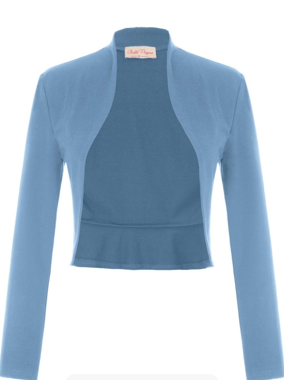 Belle Epoque Dusty Blue Shrug Size Large